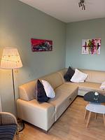 Wohnzimmer - Ferienwohnung Ostseeblick Lemkenhafen auf Fehmarn - Top-Hundeurlaub