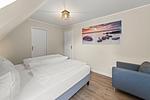 Schlafzimmer - Steinburg  - Dünenstr. 6, App. 3 - Top-Hundeurlaub