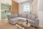Wohnzimmer - Ferienwohnung Strandliebe - Top-Hundeurlaub