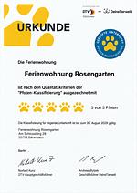 Ferienwohnung Rosengarten am Nationalpark Hunsrück Hochwald - Top-Hundeurlaub