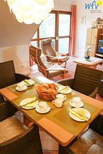 Wohnzimmer - Fischerhaus - Ferienwohnung 11 - Top-Hundeurlaub