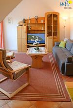 Wohnzimmer - Fischerhaus - Ferienwohnung 11 - Top-Hundeurlaub
