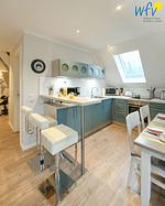 Küche / Küchenzeile - Ferienwohnung Sonnendeck - Top-Hundeurlaub