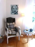 Sessel in dem Ferienhaus Koggenhüs in Norddorf auf Amrum - Ferienhaus *Koggenhüs* - Top-Hundeurlaub