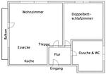 Grundriss - Achtern Diek App. 6 - Top-Hundeurlaub