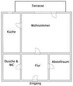 Grundriss - Zaunköniglich - Top-Hundeurlaub