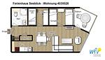 Grundriss - Ferienwohnung 26 - Top-Hundeurlaub