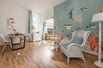 Wohnzimmer - Appartement 04 - Top-Hundeurlaub