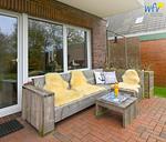 Terrasse - Ferienwohnung Deichfried - Top-Hundeurlaub