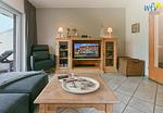 Wohnzimmer - Ferienwohnung Deichfried - Top-Hundeurlaub