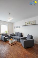 Wohnzimmer - Ferienwohnung Hemker - Top-Hundeurlaub