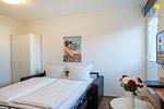 Schlafzimmer - Ferienwohnung Leekant - Top-Hundeurlaub