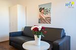 Wohnzimmer - Ferienwohnung Leekant - Top-Hundeurlaub