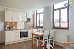 Küche / Küchenzeile - Ferienwohnung Bootsmann - Top-Hundeurlaub