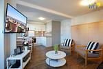 Wohnzimmer - Ferienwohnung Stüürmann - Top-Hundeurlaub