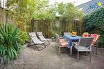 Terrasse - Ferienwohnung "Dollart-Prinzessin" - Top-Hundeurlaub