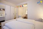 Schlafzimmer - Ferienwohnung "Dollart-Prinzessin" - Top-Hundeurlaub