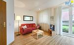 Wohnzimmer - Ferienwohnung Ankerspill - Top-Hundeurlaub