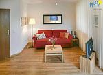 Wohnzimmer - Ferienwohnung Ankerspill - Top-Hundeurlaub
