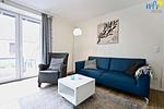 Wohnzimmer - Ferienwohnung 2 - Top-Hundeurlaub