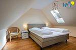Schlafzimmer - Ferienwohnung Gartentraum - Top-Hundeurlaub
