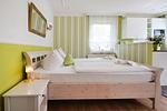 Schlafzimmer - Ferienwohnung An den Linden perfekt für 2 mit Parkplatz - Top-Hundeurlaub