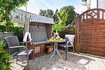 Terrasse - Ferienwohnung An den Linden perfekt für 2 mit Parkplatz - Top-Hundeurlaub
