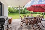 Terrasse - Ferienhaus Zirchow 3 mit 3 Schlafzimmern, Kamin und Terrasse - Top-Hundeurlaub