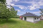 Fassade / Eingang - Ferienhaus Zirchow 3 mit 3 Schlafzimmern, Kamin und Terrasse - Top-Hundeurlaub