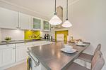 Küche / Küchenzeile - Ferienhaus Zirchow 4 mit Kamin, Terrasse und Garten - Top-Hundeurlaub