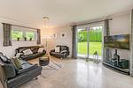 Wohnzimmer - Ferienhaus Zirchow 4 mit Kamin, Terrasse und Garten - Top-Hundeurlaub