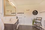 Badezimmer - Ferienhaus Zirchow 4 mit Kamin, Terrasse und Garten - Top-Hundeurlaub