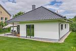 Fassade / Eingang - Ferienhaus Zirchow 4 mit Kamin, Terrasse und Garten - Top-Hundeurlaub
