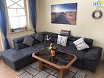 Wohnzimmer - Ferienwohnung Möwenblick - Top-Hundeurlaub