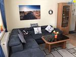 Wohnzimmer - Ferienwohnung Möwenblick - Top-Hundeurlaub