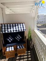 Strandkorb - Ferienwohnung Möwenblick - Top-Hundeurlaub