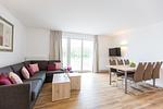 Wohnzimmer - Maisonette-Apartment „Hafenparadies“ am Yachthafen , optional mit Bootsliegeplatz gegen Gebühr .Haus 6 Nr47 - Top-Hundeurlaub