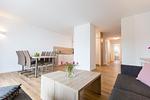 Wohnzimmer - Maisonette-Apartment „Hafenparadies“ am Yachthafen , optional mit Bootsliegeplatz gegen Gebühr .Haus 6 Nr47 - Top-Hundeurlaub