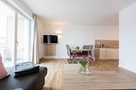 Wohnzimmer - Maisonette-Apartment „Hafenparadies“ am Yachthafen , optional mit Bootsliegeplatz gegen Gebühr .Haus 6 Nr47 - Top-Hundeurlaub