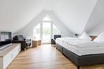 Schlafzimmer - Maisonette-Apartment „Hafenparadies“ am Yachthafen , optional mit Bootsliegeplatz gegen Gebühr .Haus 6 Nr47 - Top-Hundeurlaub