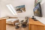 Schlafzimmer - Villa Sanke App. Seeblick nur 200 Meter zum Strand mit Ostseeblick - Top-Hundeurlaub