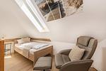 Schlafzimmer - Villa Sanke App. Seeblick nur 200 Meter zum Strand mit Ostseeblick - Top-Hundeurlaub