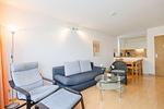 Wohnzimmer - Zwei-Zimmer-Apartment 49/22 - Top-Hundeurlaub