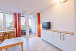 Wohnzimmer - Ein-Zimmer-Apartment 49/25 - Top-Hundeurlaub