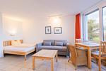 Wohnzimmer - Ein-Zimmer-Apartment 49/25 - Top-Hundeurlaub