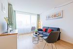 Wohnzimmer - Zwei-Zimmer-Apartment 49/33 - Top-Hundeurlaub