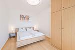 Schlafzimmer - Zwei-Zimmer-Apartment 49/33 - Top-Hundeurlaub