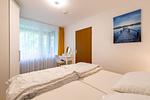 Schlafzimmer - Zwei-Zimmer-Apartment 49/34 - Top-Hundeurlaub