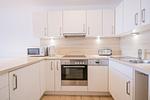 Küche / Küchenzeile - Zwei-Zimmer-Apartment 49/34 - Top-Hundeurlaub