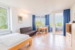 Wohnzimmer - Ein-Zimmer-Apartment 49/37 - Top-Hundeurlaub